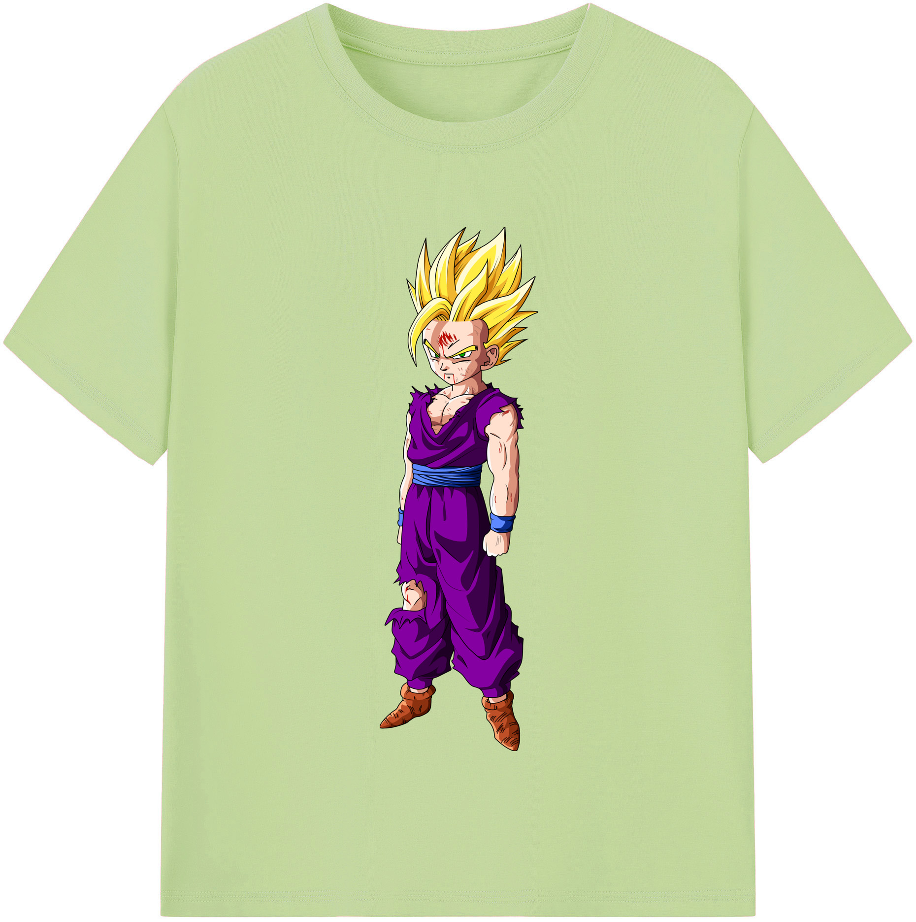 （画像用） ドラゴンボール 孫 悟飯（そんごはん）DRAGON BALL Son Gohan 綿100％半袖Tシャツ（フロントプリント）